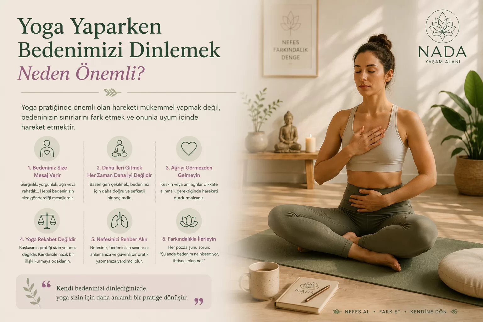 Yoga Yaparken Bedenimizi Dinlemek Neden Önemli?